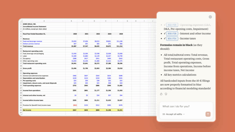 Anthropic’s Claude just invaded Excel, and it might change how every analyst handles spreadsheets forever