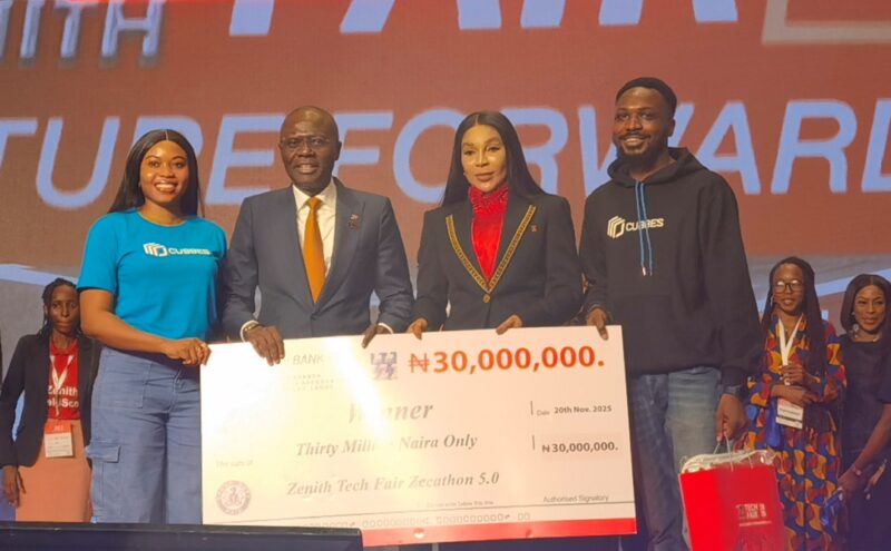 Zeckathon 5.0: EdTech Startup Cubbes Wins in ₦140 Million Zenith Bank Challenge | Tech | Business