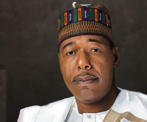 Zulum, Shehu of Borno, in Mubi for Indimi’s 17th honorary degree investiture 