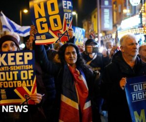 Birmingham sees Maccabi-Villa demos amid ‘unprecedented’ policing