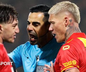 Victor Edvardsen apologises for mocking appearance of Angelo Stiller, who was born with a cleft lipappearance