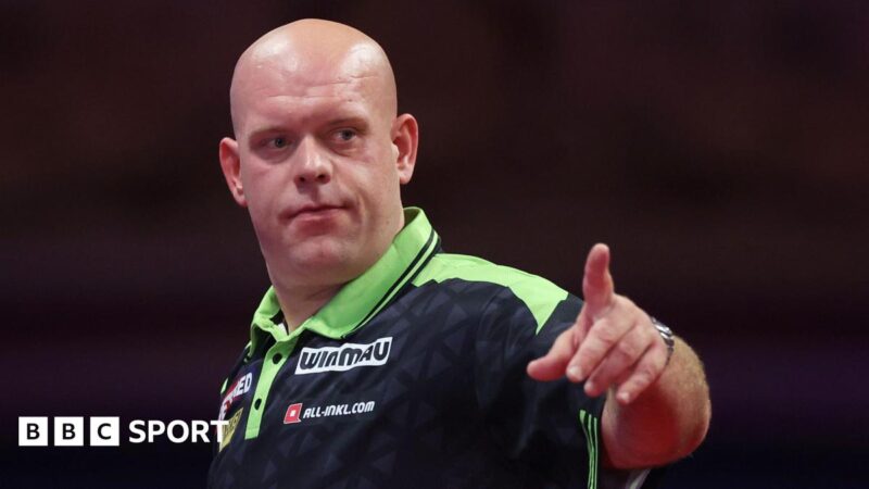 Grand Slam of Darts 2025: Michael van Gerwen beats Gary Anderson to win