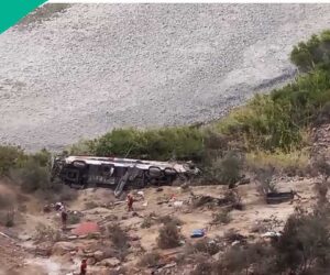 Tears as 37 People Die After Bus Plunges Into Gully in Peru, Video Surfaces