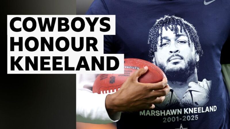 NFL: Reaction from Dallas Cowboys on Marshawn Kneeland tributes after they beat Las Vegas Raiders