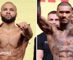 Eubank vs Benn 2: Chris Eubank Jr and Conor Benn make weight on morning of rematch
