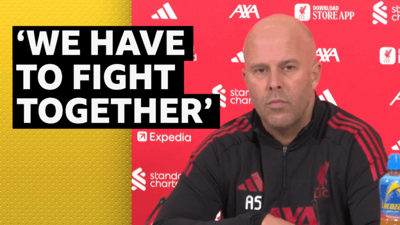 Arne Slot: Liverpool must ‘fight together’ through difficult period