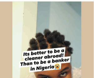 It’s better to be a cleaner abroad than a banker in Nigeria – UK-based woman says
