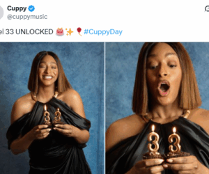DJ Cuppy shares lovely photos as she turns 33
