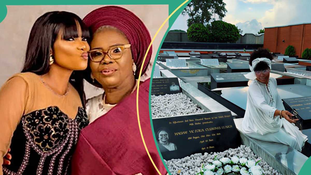 Iyabo Ojo Visits Late Mother’s Gravesite, Marks Her Five-Year Remembrance: “The Pain Feels Fresh”