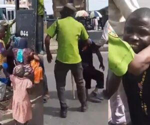 Lagos state government remove beggars off major road