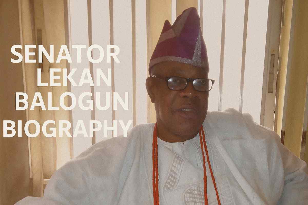 Senator Lekan Balogun Biography, Age, Career and Legacy
