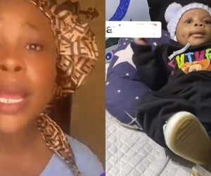 Lady cries out as she gives birth to baby boy after scan made her buy clothes for baby girl