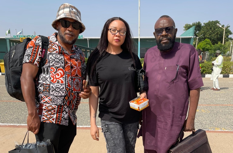 Happening now: Lawyer, wife, brother in Sokoto to visit Nnamdi Kanu