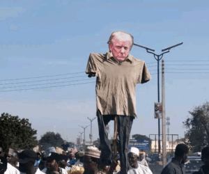 Shi’ite sect members protest against Trump’s invasion threat in Kano