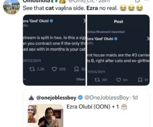 Photo of Paystack co-founder Ezra Olubi and his cat pop up on social media after old tweet of having s3x with his cat