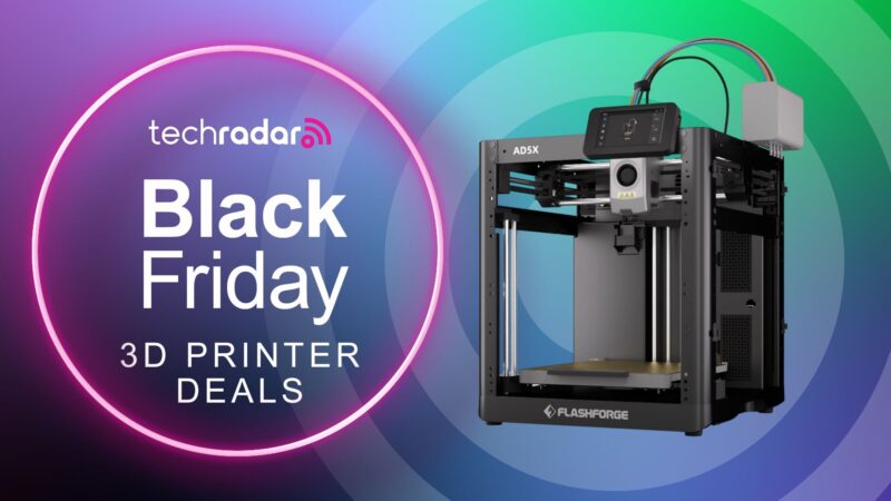 The Flashforge AD5X offers high-speed, full-color printing and it’s just $319 for Black Friday