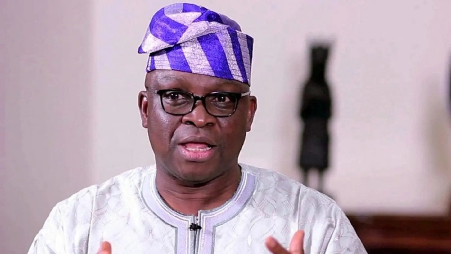 Fayose congratulates factional chairman, urges him to correct injustices in Ekiti, others