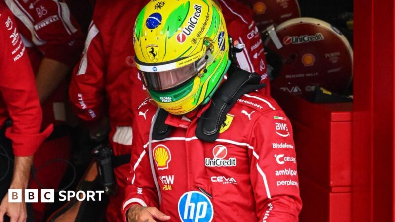 Sao Paulo Grand Prix: Lewis Hamilton describes his first season at Ferrari as ‘a nightmare’