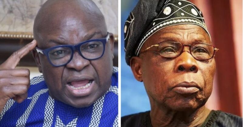 VIDEO: Obasanjo got me very angry, i felt like hitting his head – Fayose
