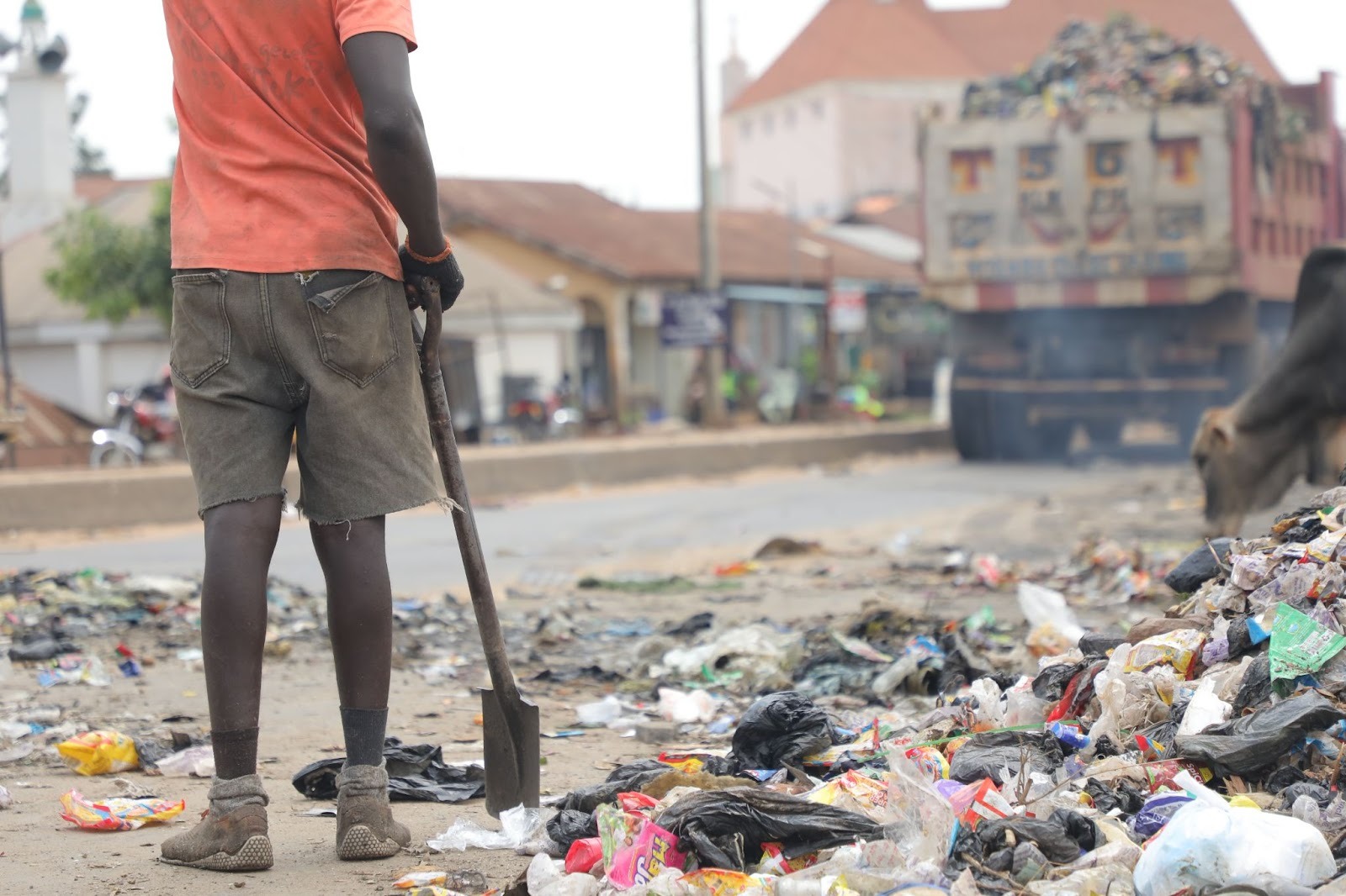 Piles of refuse cover Abuja roads following indiscriminate waste disposal by residents, collectors