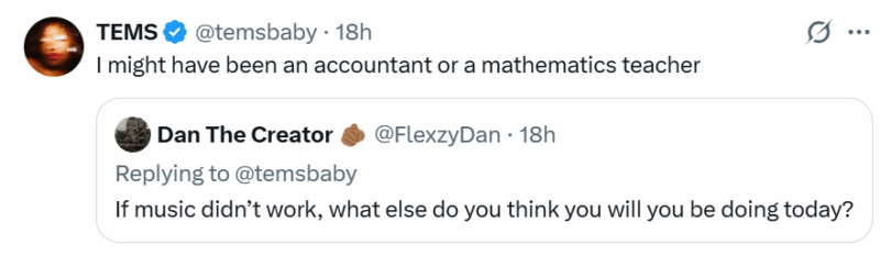 Singer Tems reveals the career she would have chosen if music didn’t work out