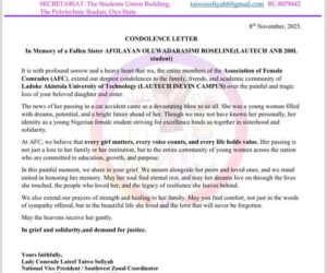LAUTECH suspends academic activities after hit-and-run driver k!lled 200-level student