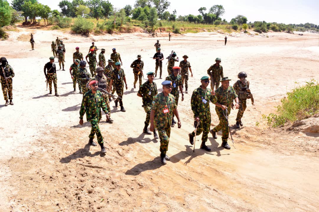 Army General Visits Troops In Kano, Commends  Their Bravery, Courage