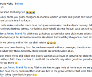 Bandits abduct man and two others; k!ll his mother few hours after he prayed against those politicising insecurity in Kano