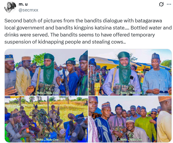 Katsina communities hold meeting with armed bandits