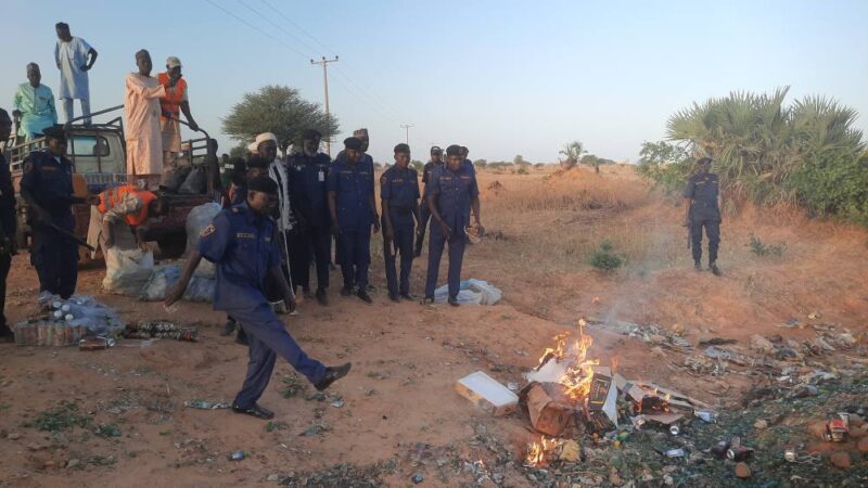 Hisbah destroys seized alcohol in Yobe