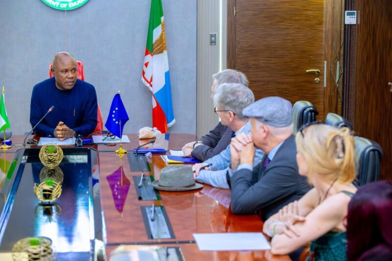 Enugu, EU Strengthen Partnership, as Mbah Receives EU Delegation