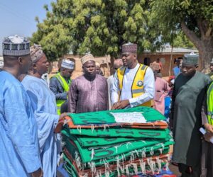 NEDC Delivers Blankets, Mats to Almajiri Schools In Buni Yadi.