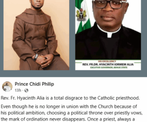 You are a total disgrace to the Catholic priesthood