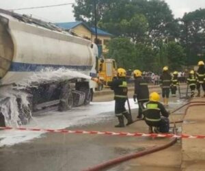 Another tragedy averted as fuel-laden tanker falls in Lagos