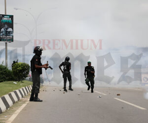 When Nigerian police fire tear gas, they break not just the crowds