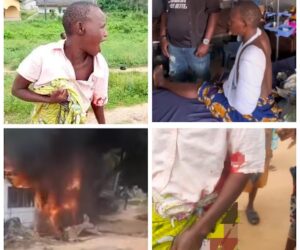 Angry Residents Set Immigration Checkpoint Ablaze After Stray Bullet Hit Woman in Badagry