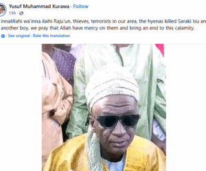 Bandits loyal to Bello Turji k!ll Sokoto community leader, abduct mothers, babies and teenagers