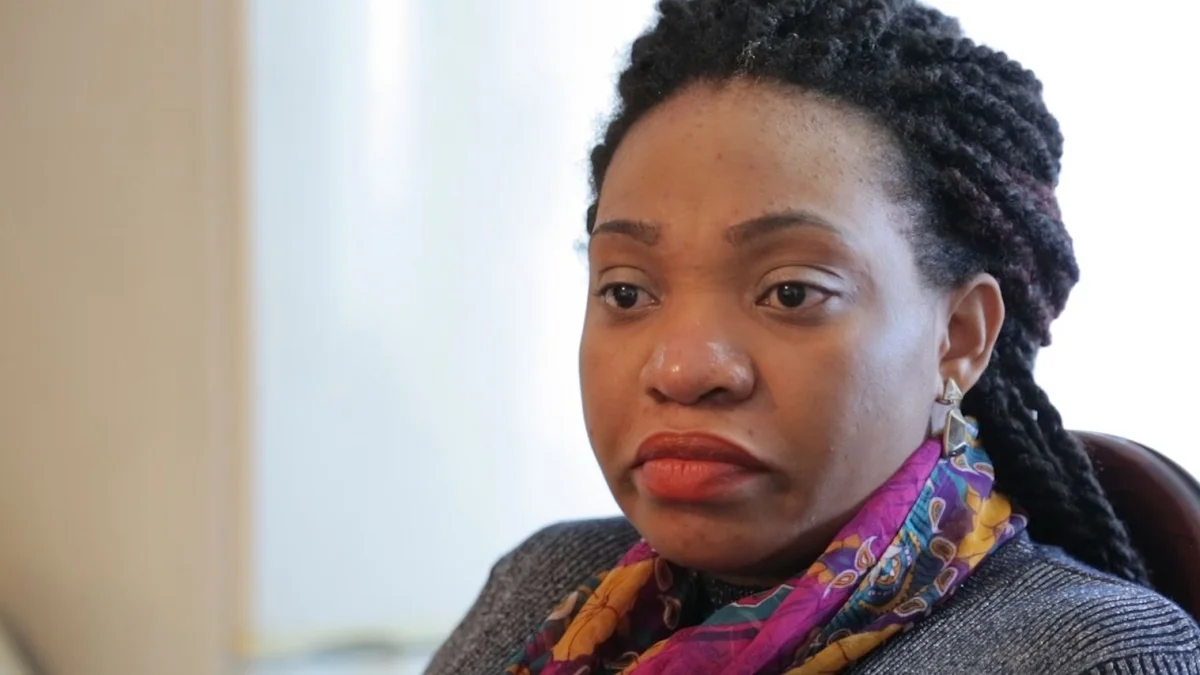 Terrorism conviction: Nnamdi Kanu’s wife, Uchechi blasts Justice Omotosho