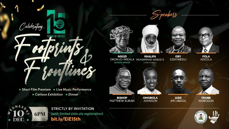 Okonjo-Iweala to speak at EiE Nigeria’s 15th Anniversary event in Lagos
