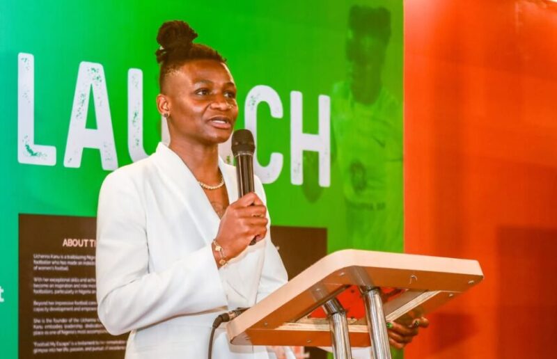 Super Falcons Uchenna Kanu explains inspiration behind “Football My Escape” memoir