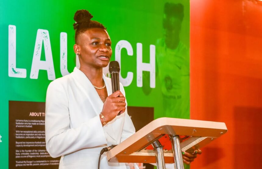 Super Falcons Uchenna Kanu explains inspiration behind “Football My Escape” memoir