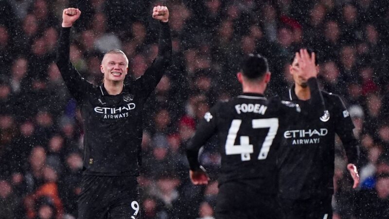 Man City’s Erling Haaland breaks Alan Shearer record with 100th goal