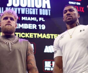 Jake Paul given black eye by Brit sparring partner before Anthony Joshua fight