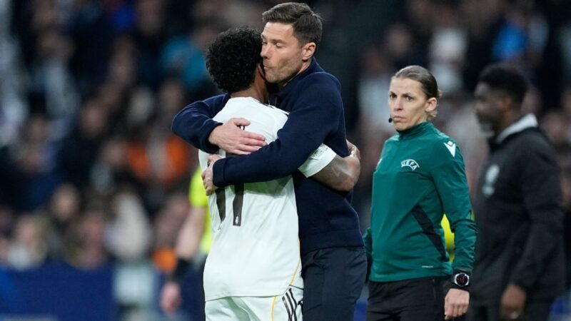 Rodrygo: Xabi Alonso hug was to show Real Madrid ‘unity’