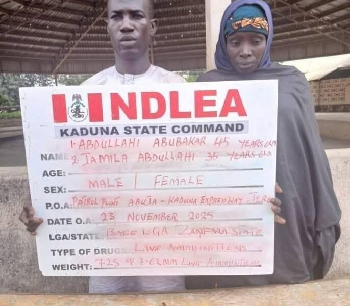 Three Suspects Arrested with 1,125 Rounds of Live Ammunition on Abuja-Kaduna Highway