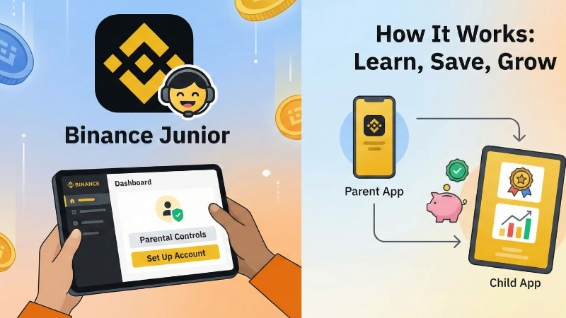 How ‘Binance Junior’ works and how parents can set up the crypto wallet for their children