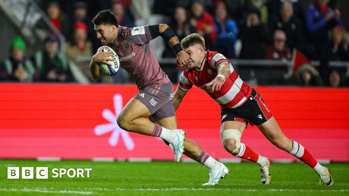 Champions Cup: Munster 31-3 Gloucester: Late tries help Munster see off stubborn visitors