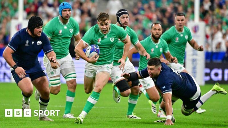 Rugby World Cup: Ireland drawn against Scotland, Uruguay and Portugal