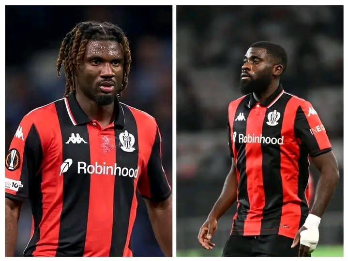 Super Eagles striker Terem Moffi and his Nice teammate take legal action after being attacked by their own fans