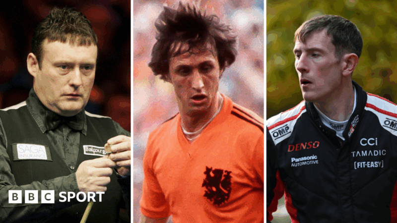 Sport’s great runners-up: Jimmy White, Elfyn Evans even Johann Cruyff suffered multiple near misses
